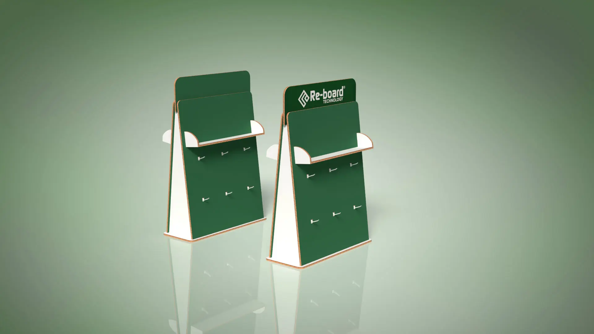 Design - 11985 - Display with hooks and shelves primary image