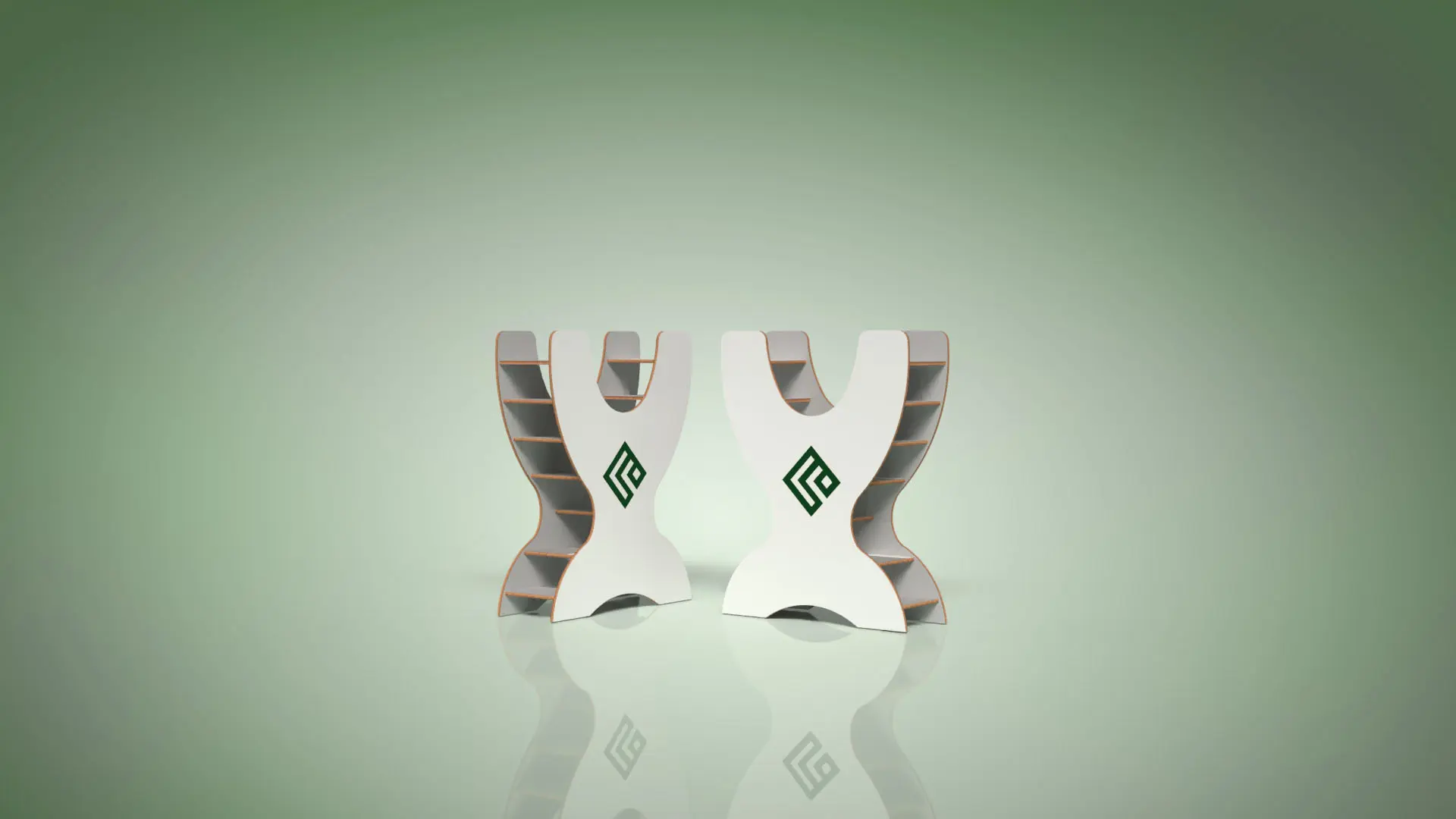 Design - 11818 - Shelf X-shaped primary image