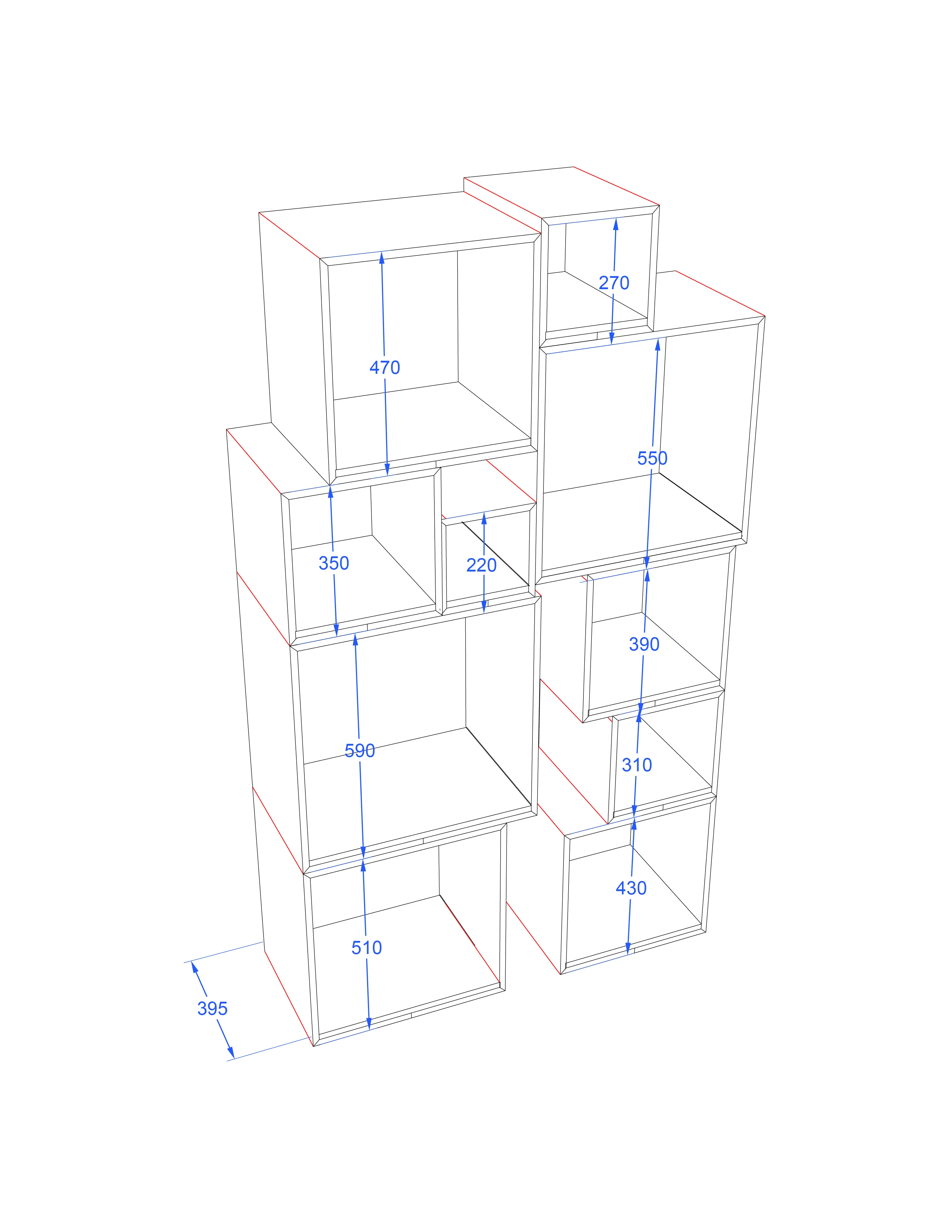 Design - 900191 - Asymmetrical exposure shelf secondary image