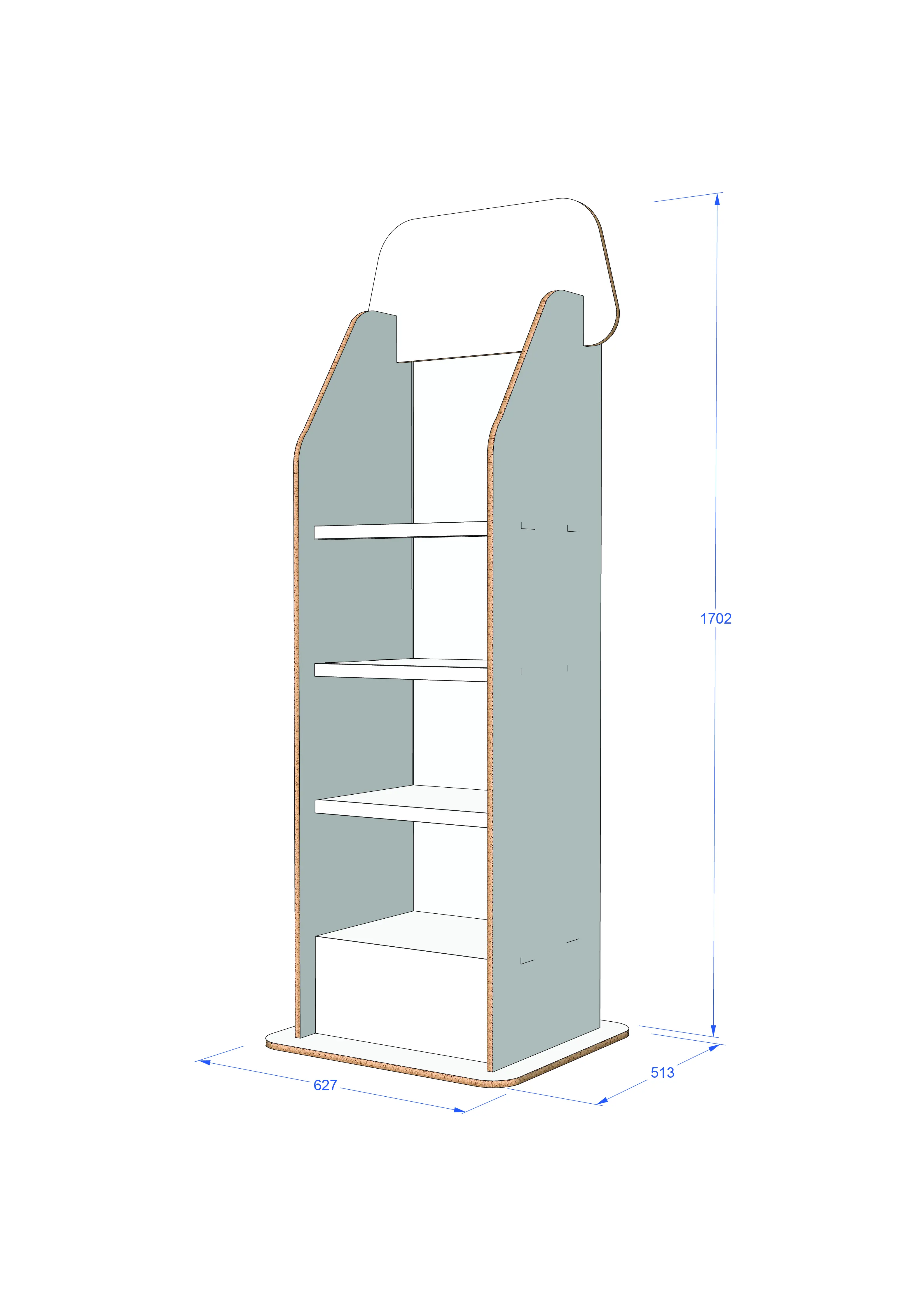 Design - 260206Air - Narrow Shelf secondary image