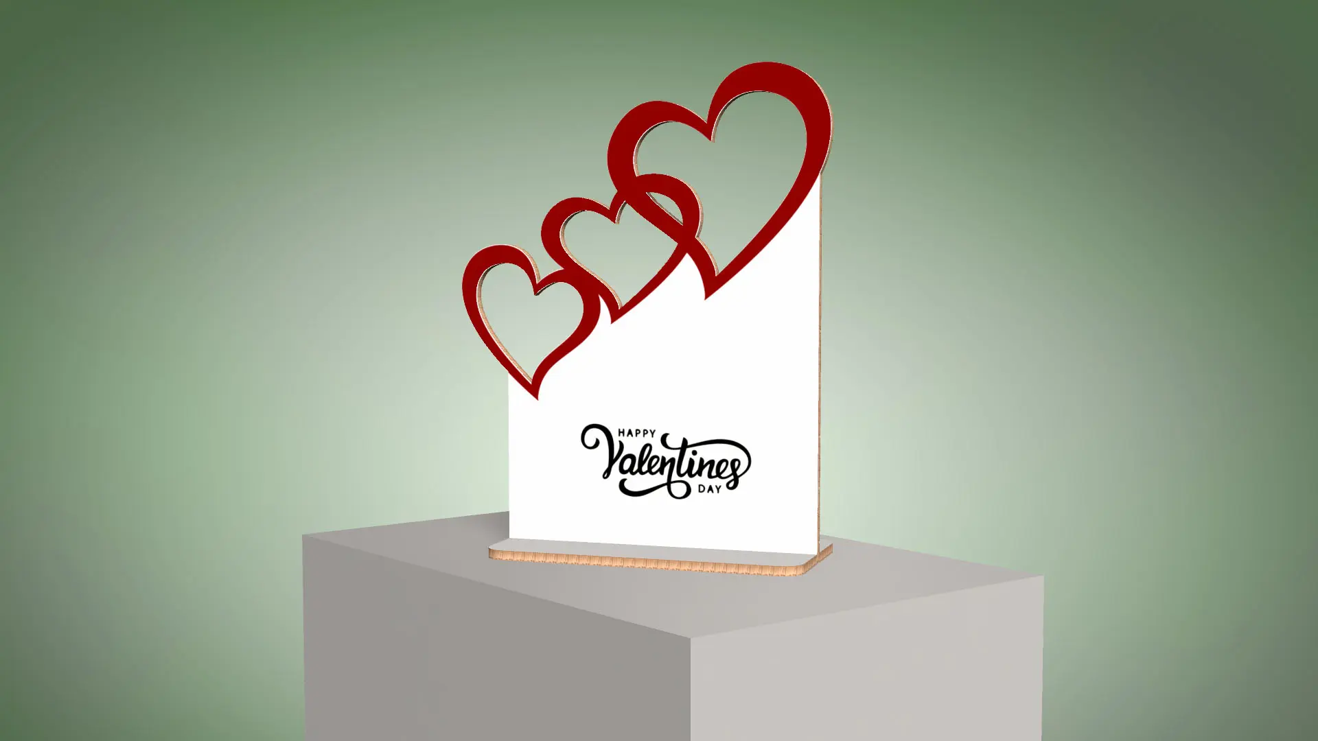 Design - 260208Air - Tabletop Sign Valentines primary image