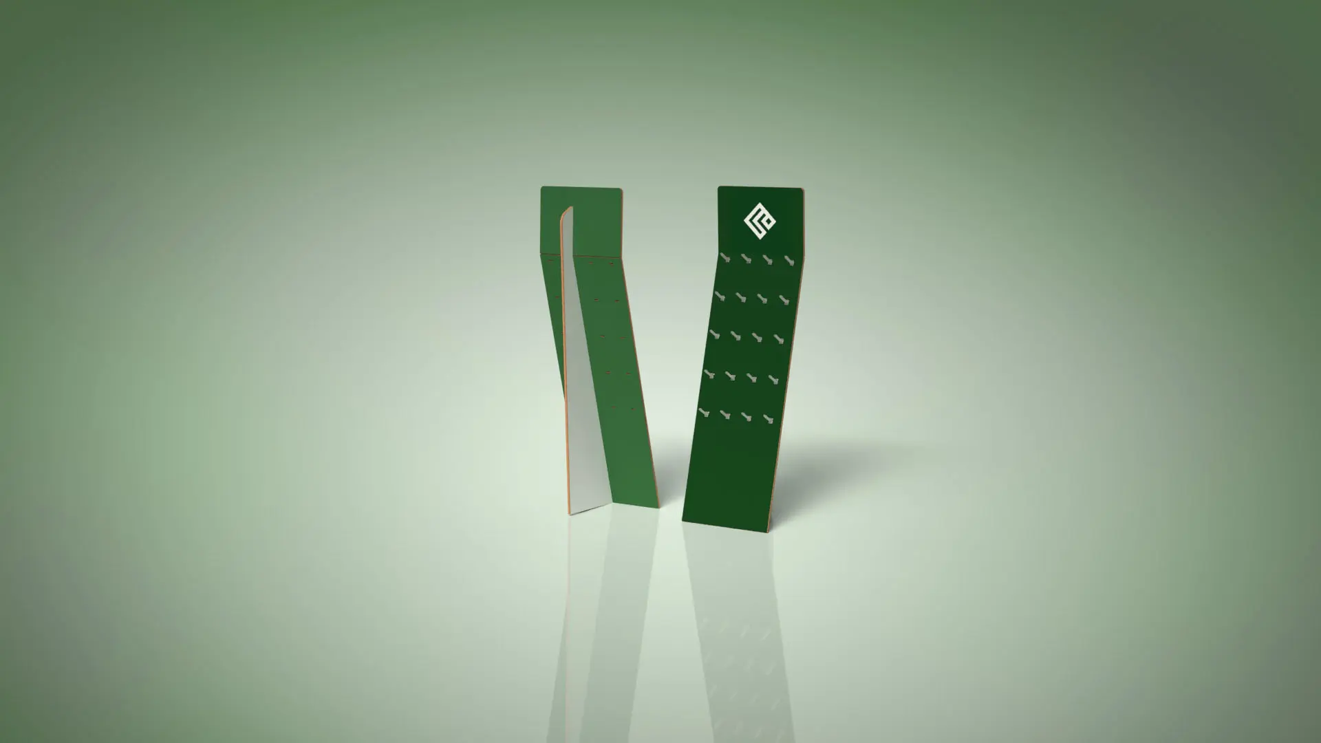 Design - 12399 - Tilted display with hooks primary image