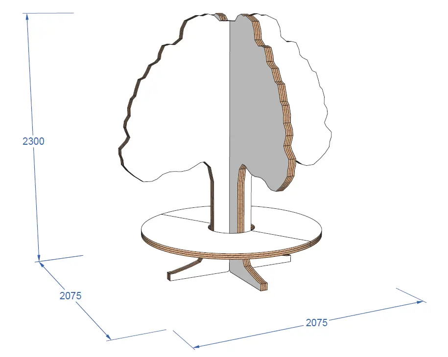 Design - 900110 - Tree with bench secondary image