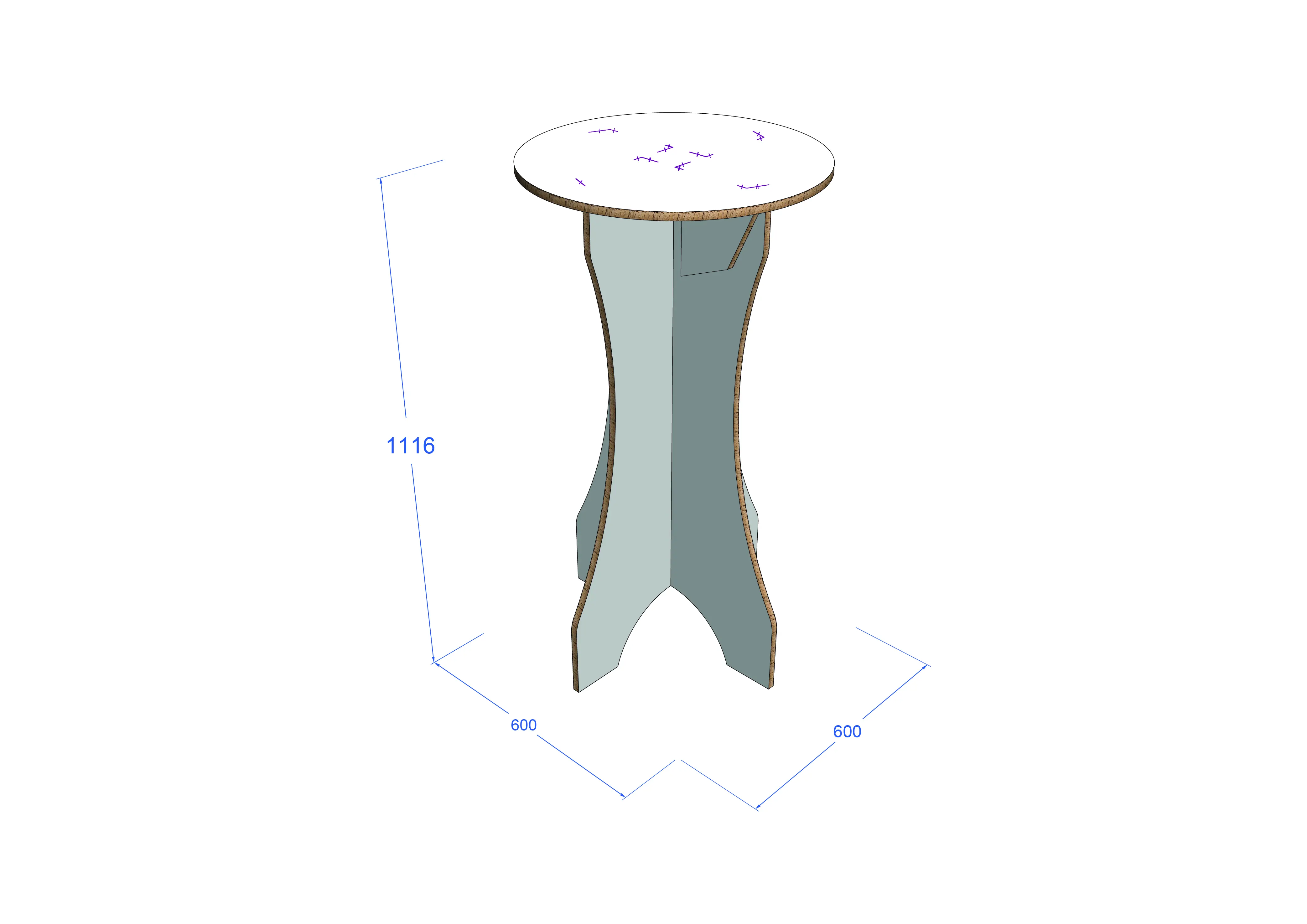 Design - 10306 - Bar table secondary image