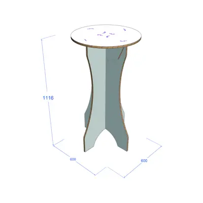 Design - 10306 - Bar table secondary image