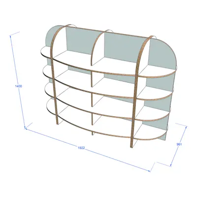 Design -  10934 - Roundish shelf secondary image