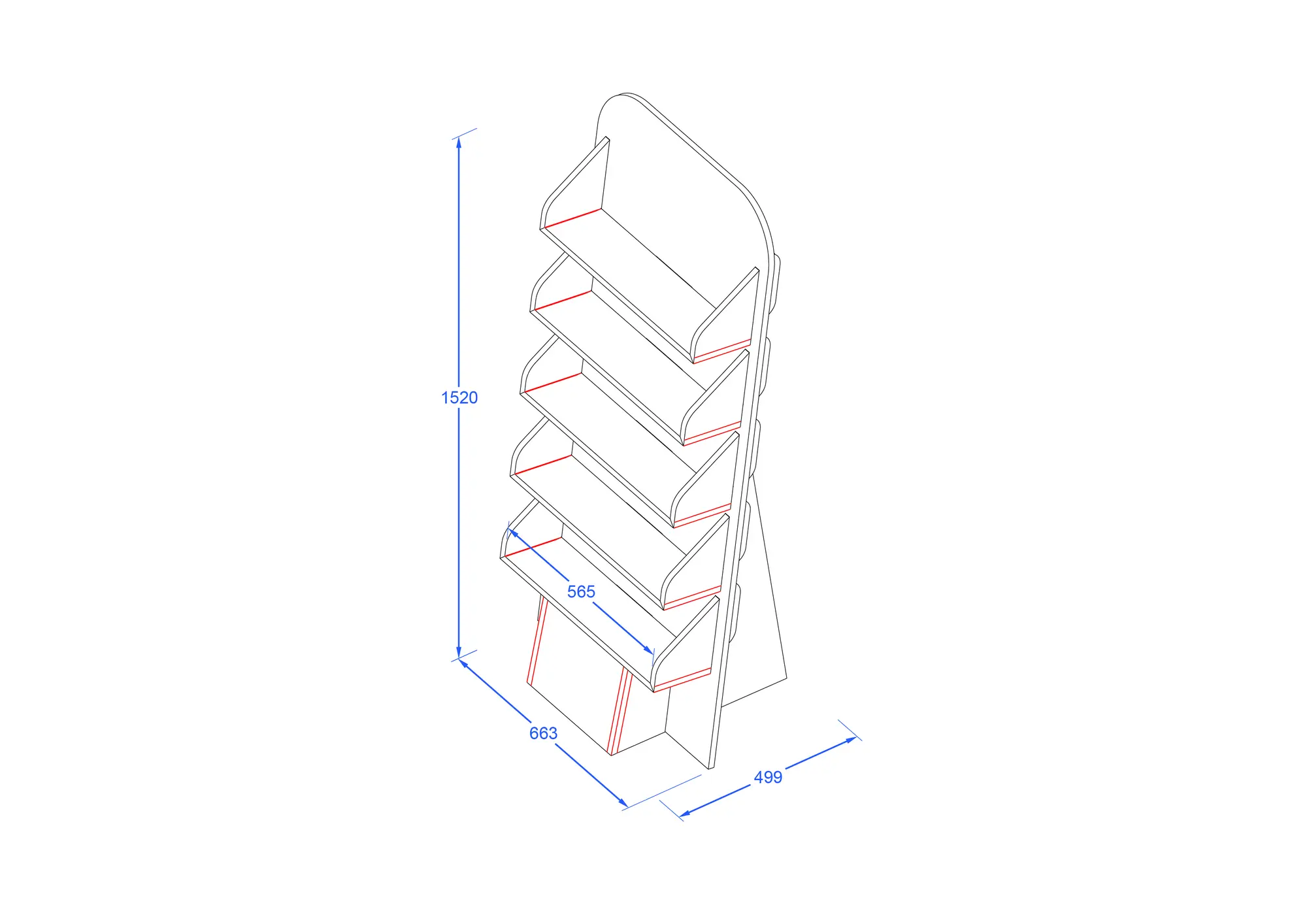 Design - 11161 - Standee with Shelves - Master
