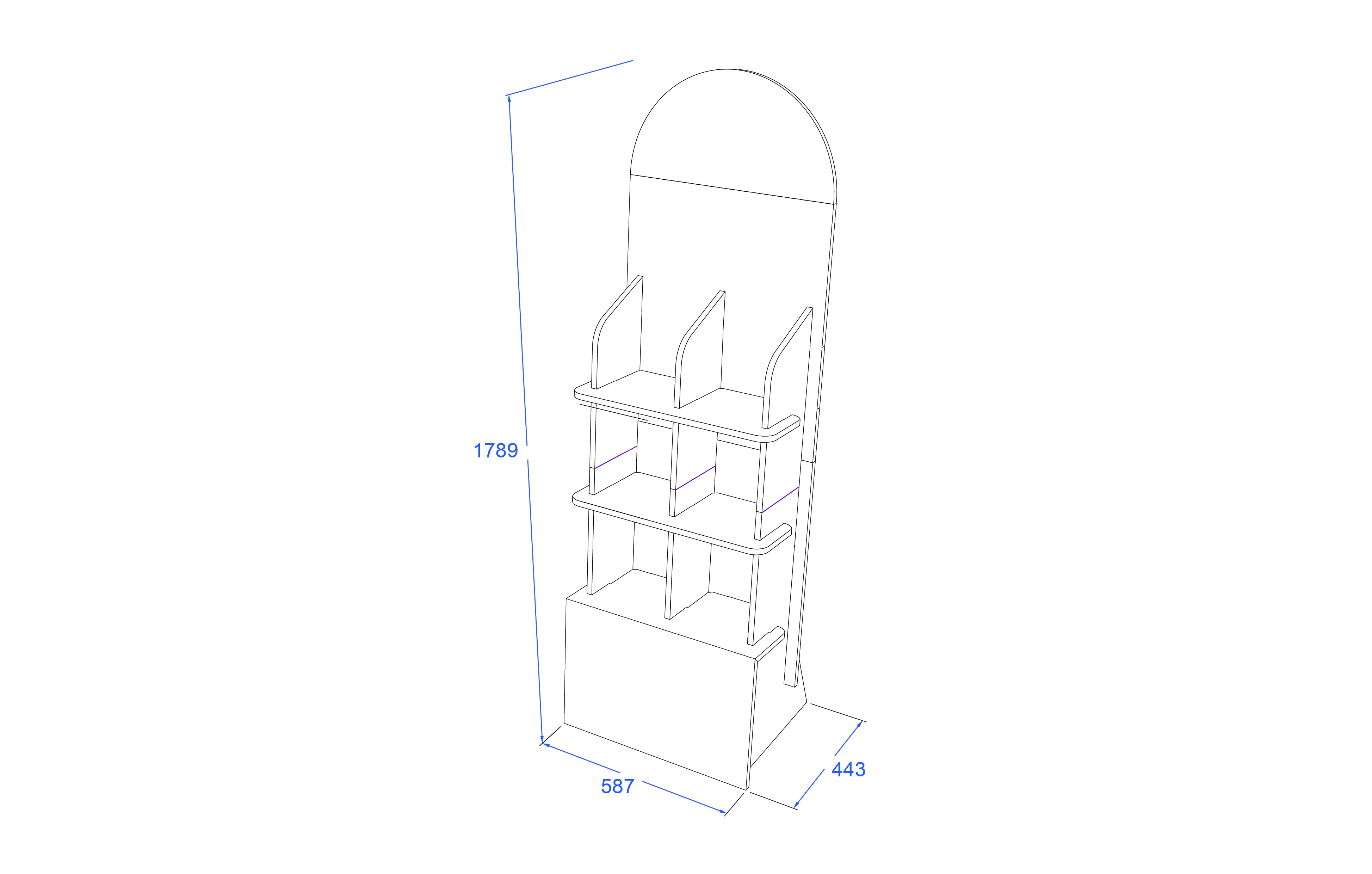 Design - 11306 - Shelf with Sign secondary image