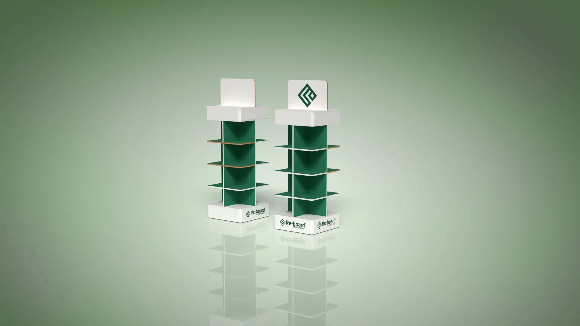 Design - 11917 -Display with shelves on all sides primary image